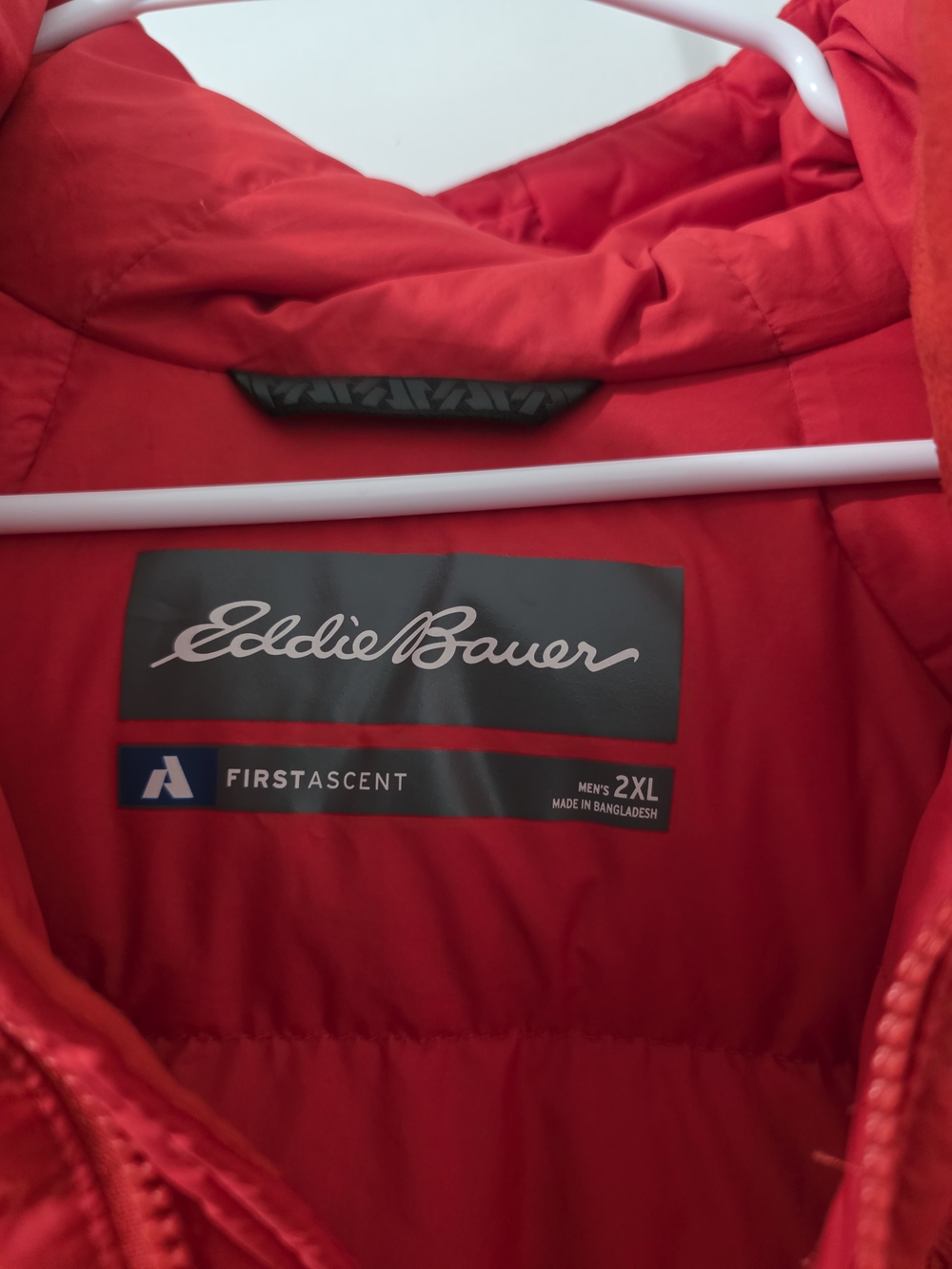 Eddie Bauer Men’s Red Insulated Jacket